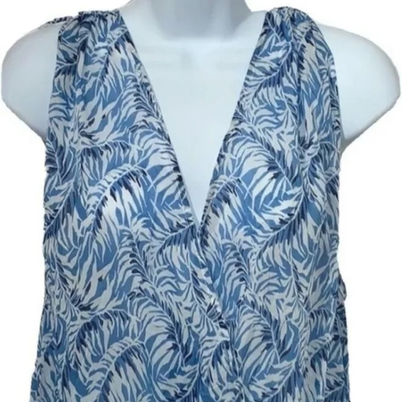 J CREW Sleeveless Cotton Jumpsuit Women's Sz Large - Picture 2 of 9